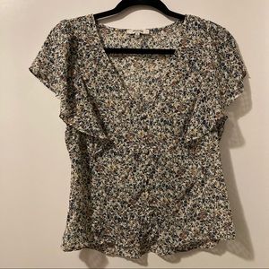Madewell Floral Button Up Blouse